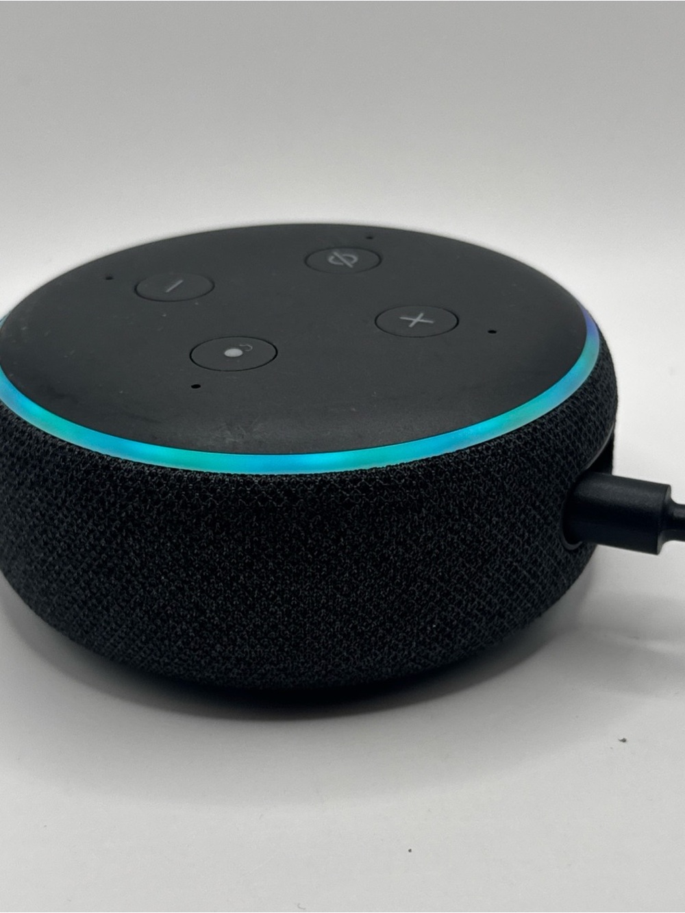 Smart Voice Speaker - Black amazon alexa  pre-owned works